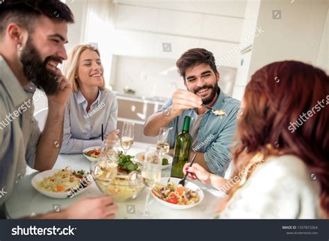 Leisure Eating Food Drinks People Holidays 스톡 사진 1337873264 Shutterstock
