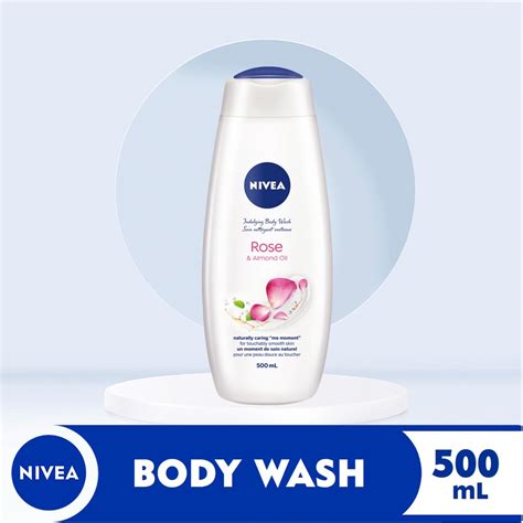 Nivea Body Wash Bath Rose And Almond Oil Body Wash 500ml Shopee