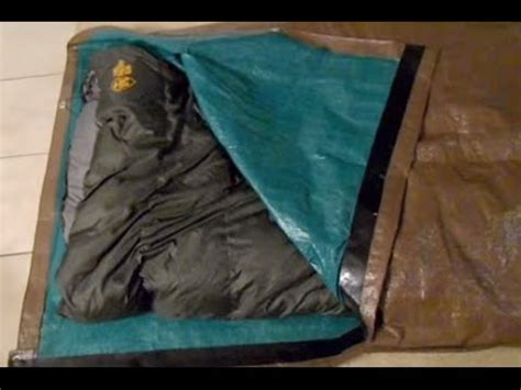 Plastic bags are one of the worst offenders of the wasteful products that are polluting the earth's as sleeping mats, they're more hygienic, water proof, easily transportable, and provide protection from. DIY Tarp Sleeping Bag Bivy - YouTube