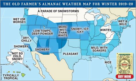 The Old Farmers Almanac 201920 Winter Forecast Get Ready For Winter