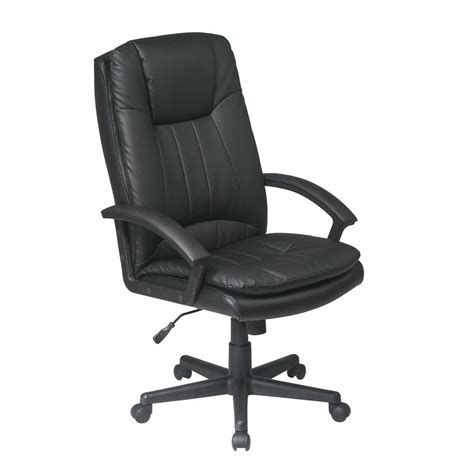 Browse a range of modern and traditional leather office chairs and seating, available from furniture at work at the lowest prices guaranteed & free delivery! Work Smart Black Eco Leather Executive Office Chair ...