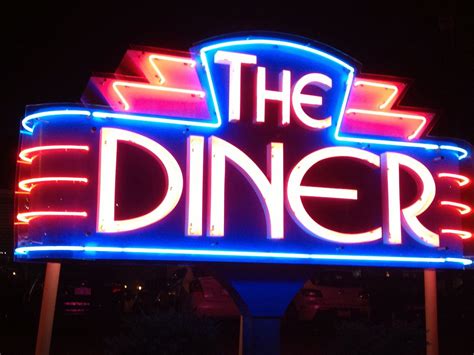 Midnight Diner Diner Sign Neon Signs Vintage Neon Signs
