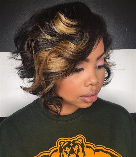 60 Showiest Bob Haircuts For Black Women Bobs Haircuts Curled Bob