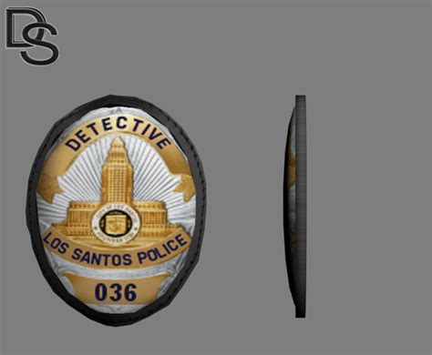 Rel Lspd Detective Badge Update Add Lq Los Santos Roleplay
