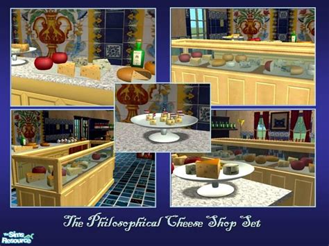 Sims 2 Ofb Set Parkinsoplayers The Philosophical Cheese Set Cheese