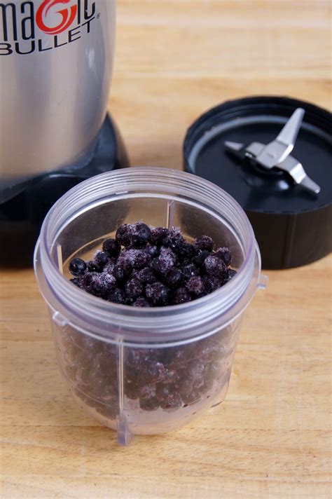 Your magic bullet has an internal thermal breaker that shuts off the unit when it overheats. Blueberry Sorbet / Magic Bullet (With images) | Blueberry sorbet, Magic bullet recipes, Dessert ...
