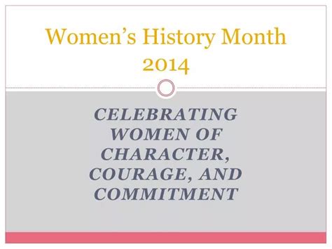ppt women s history month 2014 powerpoint presentation free download id 4680011