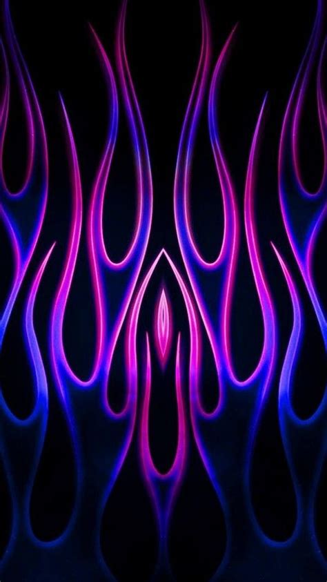 Pin By Gralyne Watkins On Wallpaper Purple Flames Wallpaper Neon