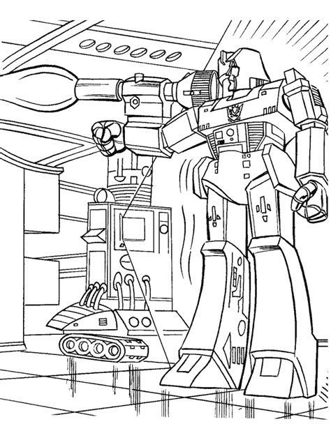 Transmissionpress Transformer Coloring Page For Kids Coloring Home