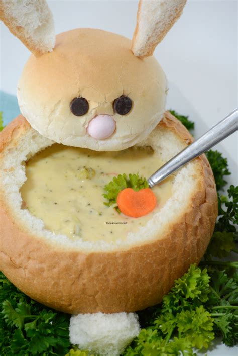 Easter Bunny Bread Dip Bowl The Organised Housewife