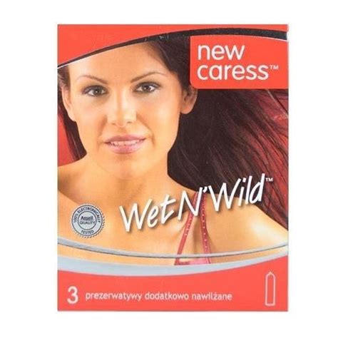 Prezerwatywy New Caress Wet Nwild 3szt Apteka Antykoncepcja Sex