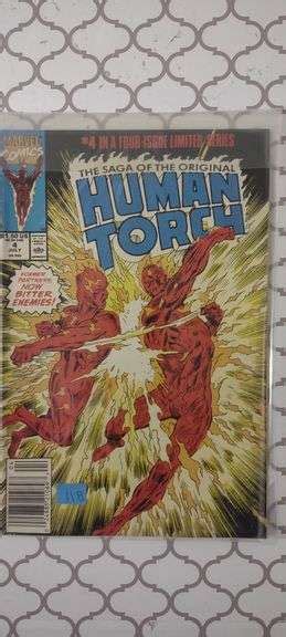 The Saga Of The Original Human Torch 4 In A Four Issue Limited Series