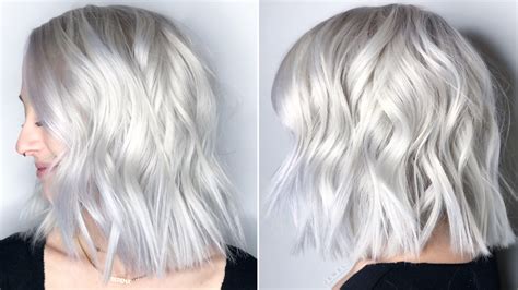 Dyed white hair short white hair dyed hair blonde ombre blonde balayage blonde highlights bleaching your hair bleach dye shades of blonde. The Baby White Hair-Color Trend Is So Light, It's Almost ...