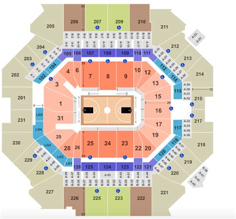Barclays Center Seating Chart Rows Seat Numbers And Club Seats