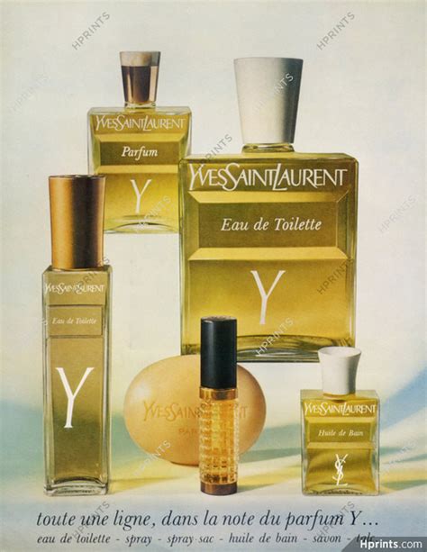 Yves Saint Laurent Perfumes 1968 Y — Perfumes