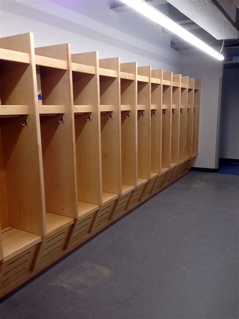 Wood Locker Projects Superior Recruiter Open Front Sport Lockers By