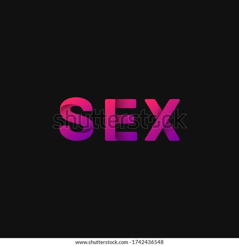 Folded Paper Word Sex Dark Background Stock Vector Royalty Free 1742436548 Shutterstock