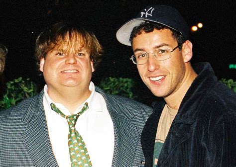 Adam Sandler Says Doing Song For Chris Farley On Tour Is So Emotional