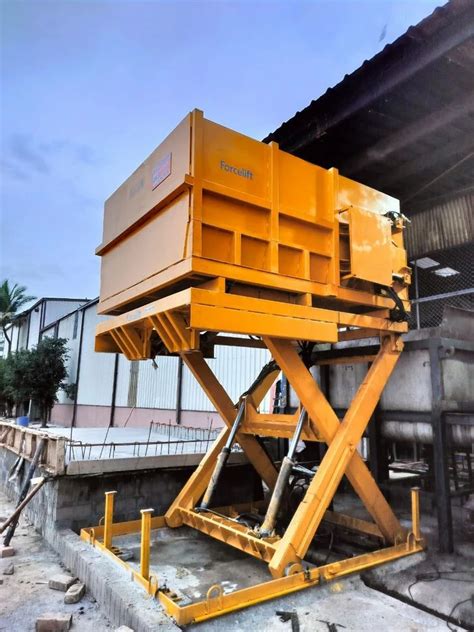 Working Height 10 Feet Pit Mounted Hydraulic Scissors Lift Capacity