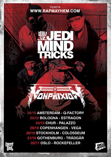 Non Phixion And Jedi Mind Tricks Europe Tour 2015 Rap Is Outta Control