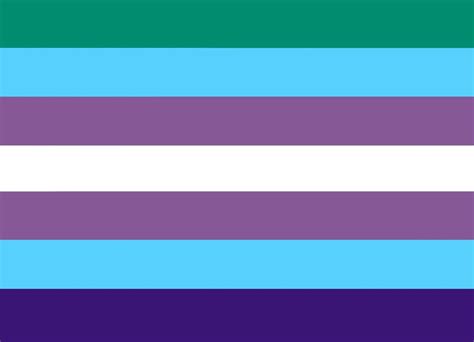 Trans And Mlm Flag Combination I Made For Myself Rqueervexillology