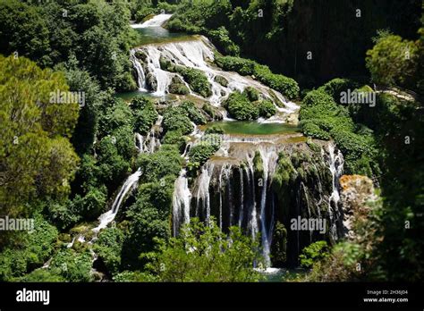 Cascate Delle Marmore Waterfalls Marmore Nera River Terni Umbria