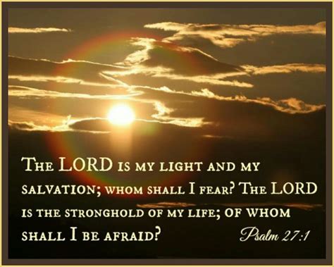 Whom Psalms The Lord Is My Light And My Salvation Whom Shall I Fear The Lord Is The