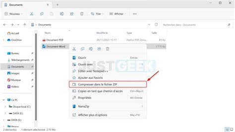 Comment Compresser Des Fichiers Ou Des Dossiers Sur Windows 11