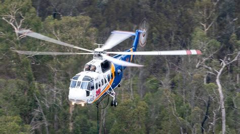 Walking Off War Within 2020 Canadian Fire Fighting Chopper En Route