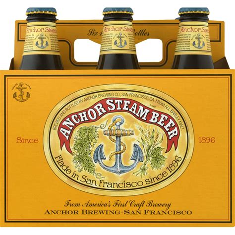 Anchor Brewing Beer Anchor Steam 12 Fl Oz Instacart