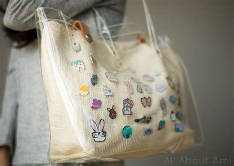 Knit Enamel Pin Display Bag All About Ami