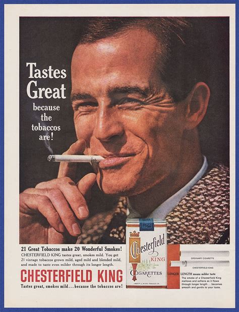 Chesterfield Tastes Great Print Ad 1968 Usa Adland