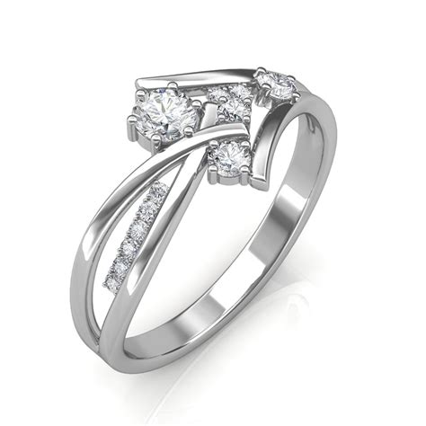 Platinum rings are perfect engagement rings, preferred by almost all couples nowadays for its chic appeal. 0.51 carat Platinum - Elisa Engagement Ring - Engagement Rings at Best Prices in India ...