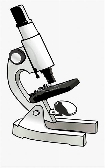 Microscope Biology Clipart Cartoon Transparent Marine Medical