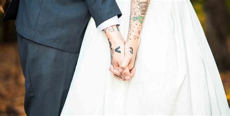 A deal's a deal (temporary), & symbols (permanent), tip of finger patterns (permanent, but would be lovely as henna, too), nautical rings (permanent) image above, clockwise from top left: Matching Tattoos: Tattoo Ideas for Couples