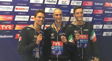 A conquistare l'argento nei 100 stile libero è l'azzurro alessandro miressi. Nuoto, Europei 2018. Venerdì 3 agosto. IL PAGELLONE ...