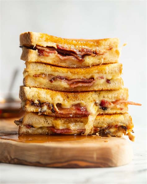 The Ultimate Bacon Grilled Cheese Maple Bacon Something About