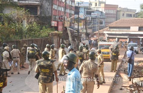 Mangalore Today Latest Main News Of Mangalore Udupi Page Curfew Imposed Following Sporadic