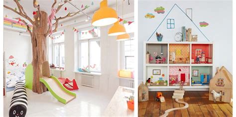 The room connects with the office, the living room, the entrance, and the backyard. Creative Kids' Playroom Decorating Ideas | Wayfair