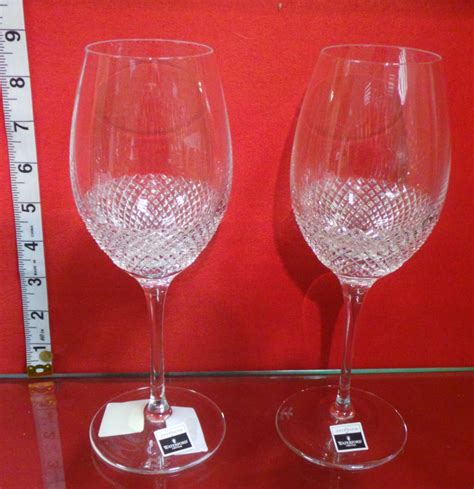 John Rocha At Waterford Crystal Pair Of Lume Wine Glasses Boxed