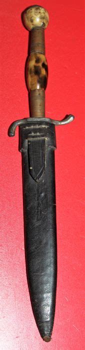 Thats the exact same brand as my knife, with the hand holding arrows. Germany, vintage German dagger / knife with leather ...