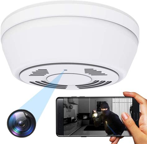 hidden camera wifi dummy smoke detector fuvision spy camera wireless hidden nanny cams wireless