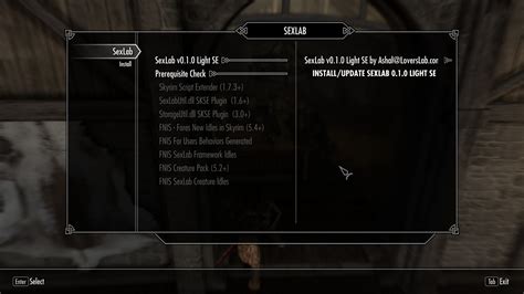 Sexlab Light Se Beginner Friendly Installation Guide Sexualise Your Skyrim Special Edition