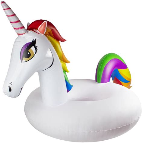 Poolmaster 48 In Unicorn Swimming Pool Float Party Tube Multi Party Swimming Pool Swimming