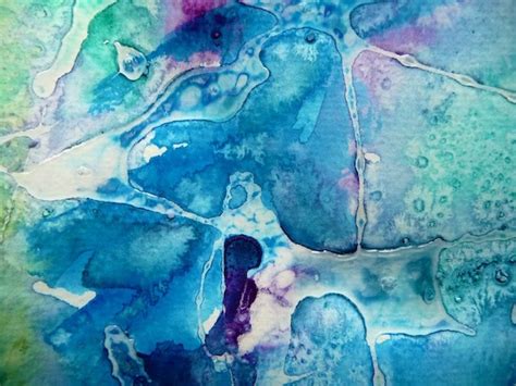 Watercolour Painting With Salt And Glue Salt Painting Painting