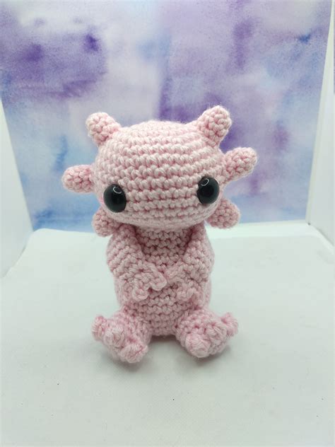 This Is A Pdf Pattern Not A Physical Item Crochet This Adorable Axolotl