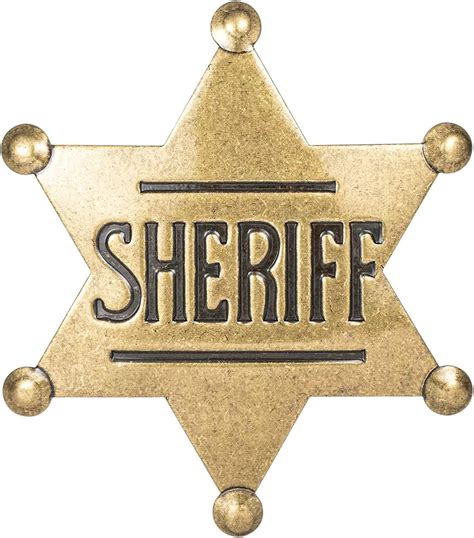 Xanight Branded Sheriff Badges Metal Sheriff Badge For