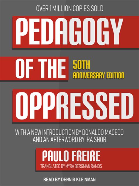 Pedagogy Of The Oppressed Middlebury College Overdrive