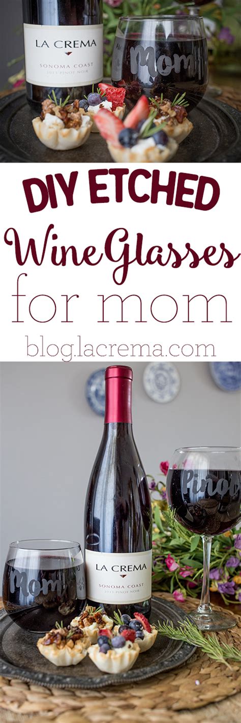 Celebrate mom this mother's day with tasty brunch and dinner ideas as well as the best gifts to give and things to do with her. DIY Etched Wine Glasses