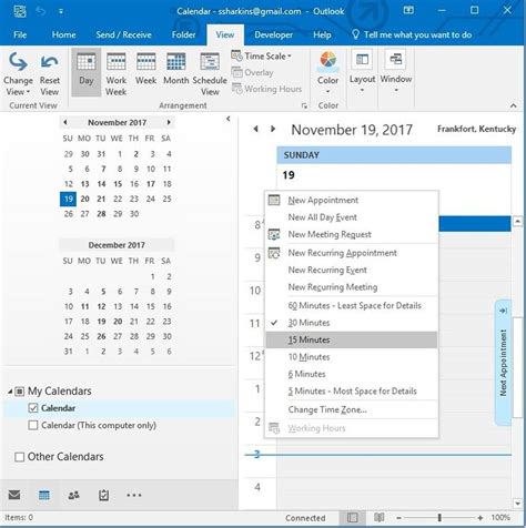 Impressive Windows 10 Outlook Calendar Assistent Calendar Layout Outlook Calendar Print Calendar